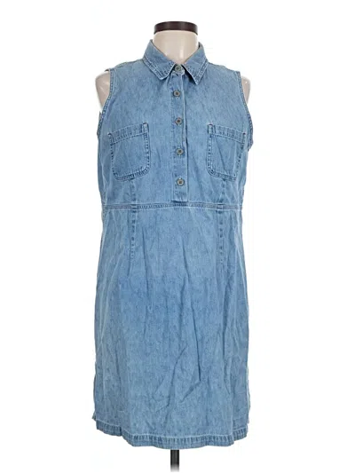 Pre-owned Faded Glory Casual Dress In Blue