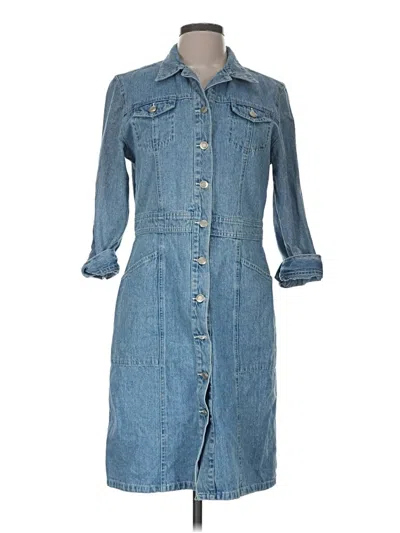 Pre-owned Faded Glory Casual Dress In Blue