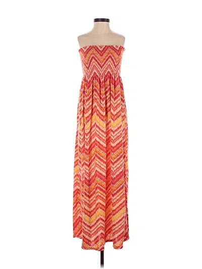 Pre-owned Faded Glory Casual Dress In Orange