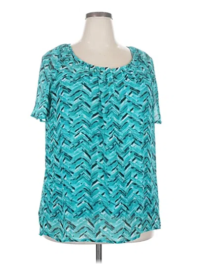 Pre-owned Faded Glory Casual Dress In Teal