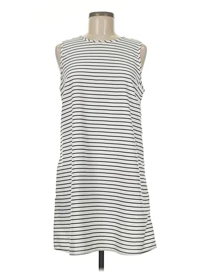 Pre-owned Faded Glory Casual Dress In White