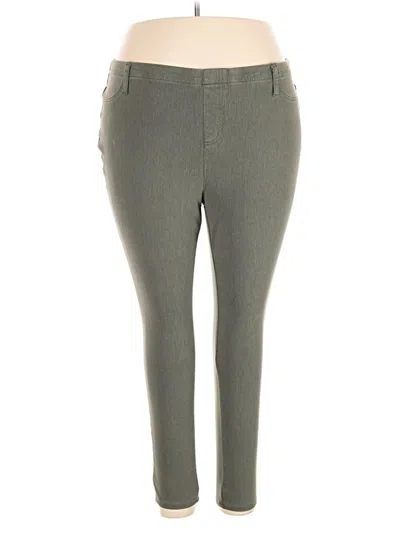 Pre-owned Faded Glory Casual Pants In Green