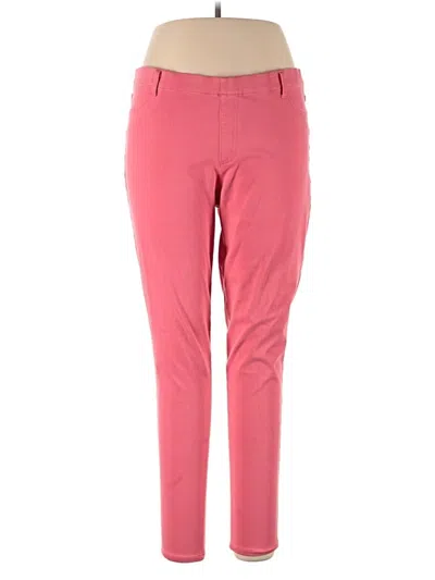 Pre-owned Faded Glory Casual Pants In Pink