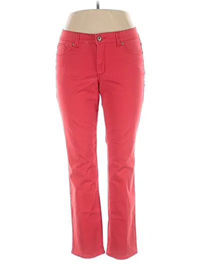 Pre-owned Faded Glory Casual Pants In Red