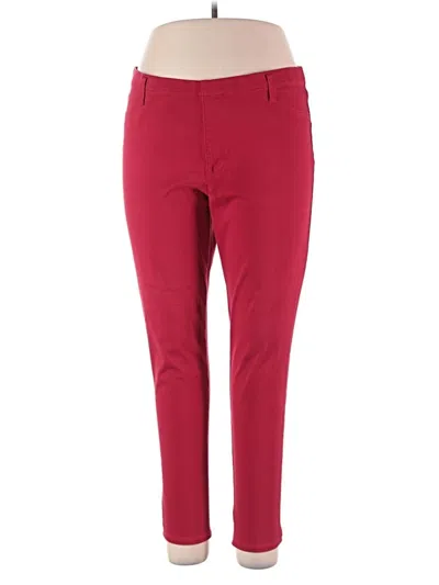 Pre-owned Faded Glory Casual Pants In Red