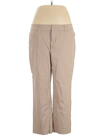 Pre-owned Faded Glory Casual Pants In Tan