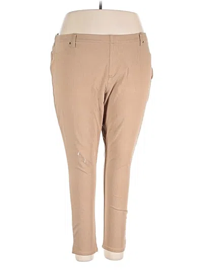 Pre-owned Faded Glory Casual Pants In Tan