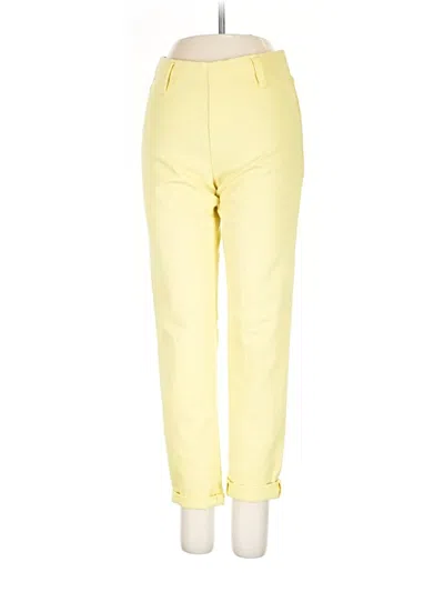 Pre-owned Faded Glory Casual Pants In Yellow