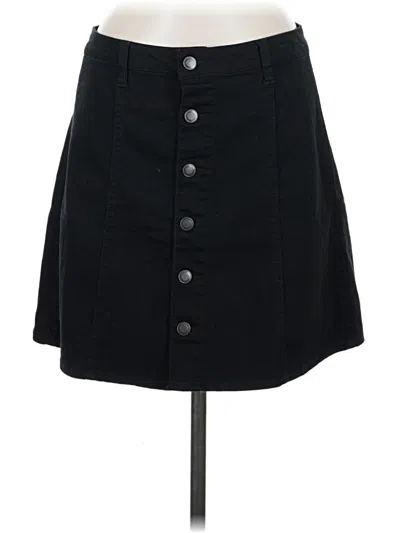 Pre-owned Faded Glory Casual Skirt In Black