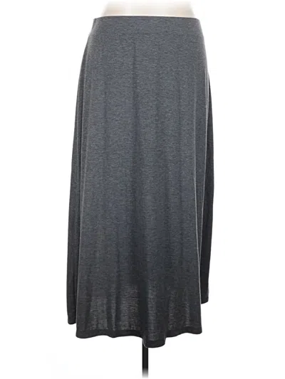 Pre-owned Faded Glory Casual Skirt In Gray