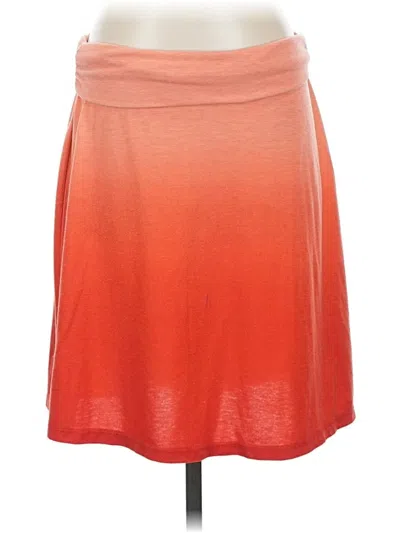 Pre-owned Faded Glory Casual Skirt In Orange