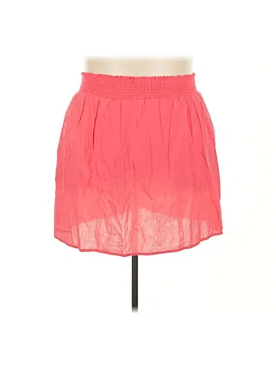 Pre-owned Faded Glory Casual Skirt In Pink