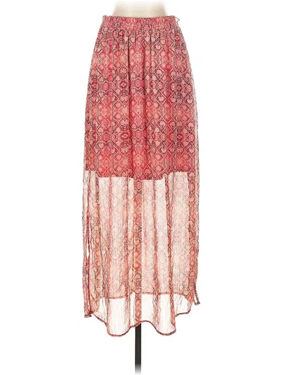 Pre-owned Faded Glory Casual Skirt In Red