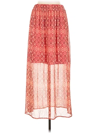 Pre-owned Faded Glory Casual Skirt In Red