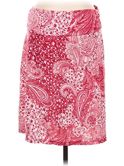 Pre-owned Faded Glory Casual Skirt In Red