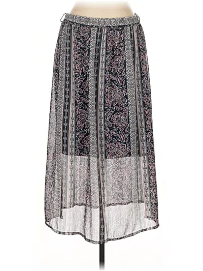 Pre-owned Faded Glory Casual Skirt In Silver