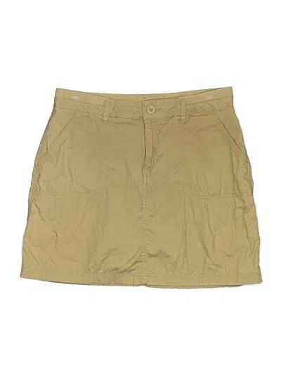 Pre-owned Faded Glory Casual Skirt In Tan