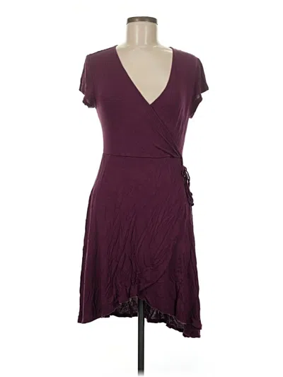 Pre-owned Faded Glory Cocktail Dress In Burgundy