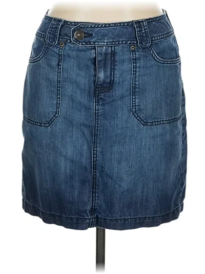 Pre-owned Faded Glory Denim Skirt In Blue