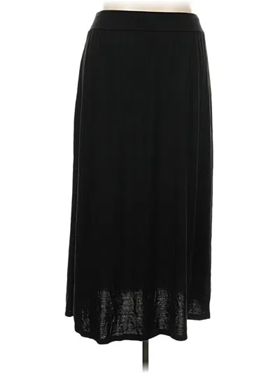 Pre-owned Faded Glory Formal Skirt In Black