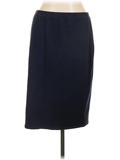 Pre-owned Faded Glory Formal Skirt In Blue