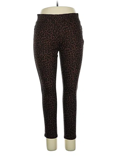 Pre-owned Faded Glory Jeggings In Brown