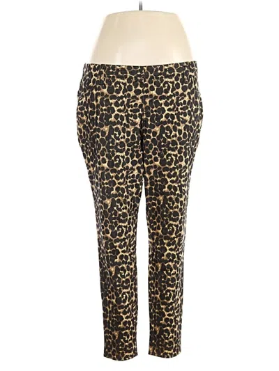 Pre-owned Faded Glory Jeggings In Gold