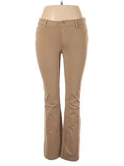 Pre-owned Faded Glory Khaki Pant In Brown