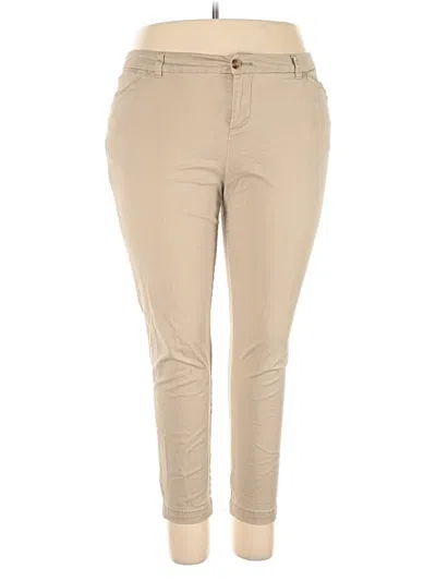 Pre-owned Faded Glory Khaki Pant In Gray