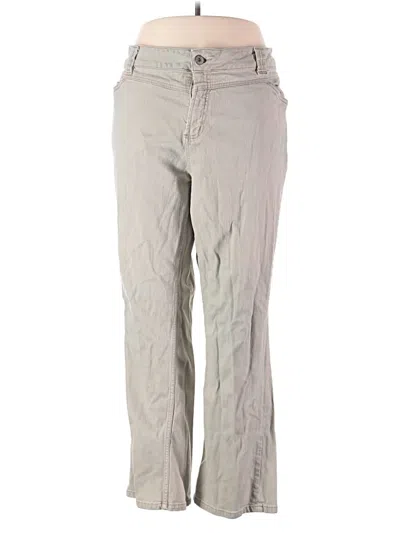 Pre-owned Faded Glory Khaki Pant In Gray