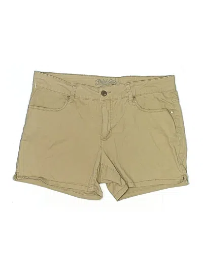 Pre-owned Faded Glory Khaki Shorts In Brown