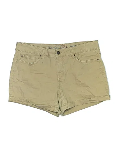 Pre-owned Faded Glory Khaki Shorts In Brown