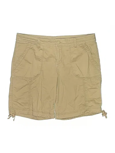 Pre-owned Faded Glory Khaki Shorts In Brown