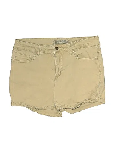 Pre-owned Faded Glory Khaki Shorts In Brown