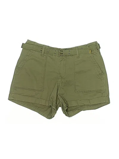 Pre-owned Faded Glory Khaki Shorts In Green
