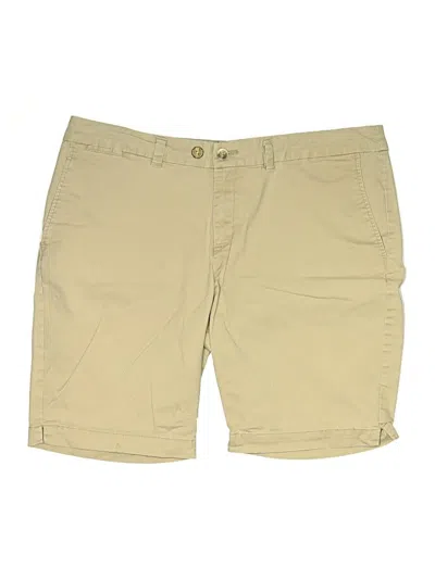 Pre-owned Faded Glory Khaki Shorts In Tan