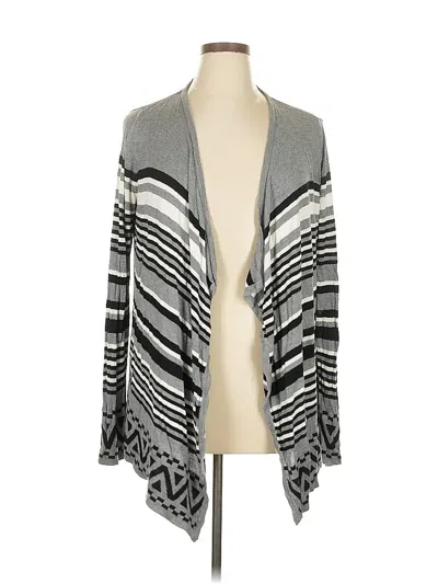 Pre-owned Faded Glory Kimono In Gray