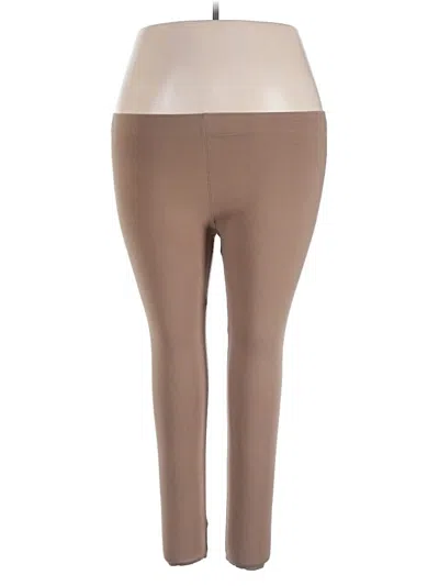 Pre-owned Faded Glory Leggings In Brown