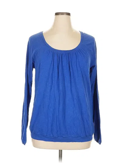 Pre-owned Faded Glory Long Sleeve T-shirt In Blue