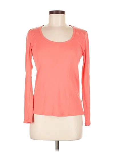 Pre-owned Faded Glory Long Sleeve T-shirt In Orange