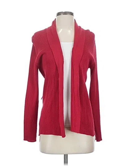 Pre-owned Faded Glory Long Sleeve Top Red Cowl Neck Tops