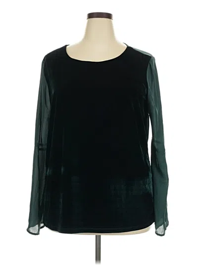 Pre-owned Faded Glory Long Sleeve T-shirt In Black