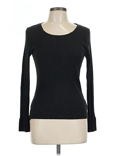 Pre-owned Faded Glory Long Sleeve T-shirt In Black