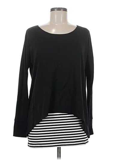 Pre-owned Faded Glory Long Sleeve T-shirt In Black