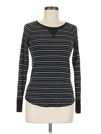 Pre-owned Faded Glory Long Sleeve T-shirt In Black
