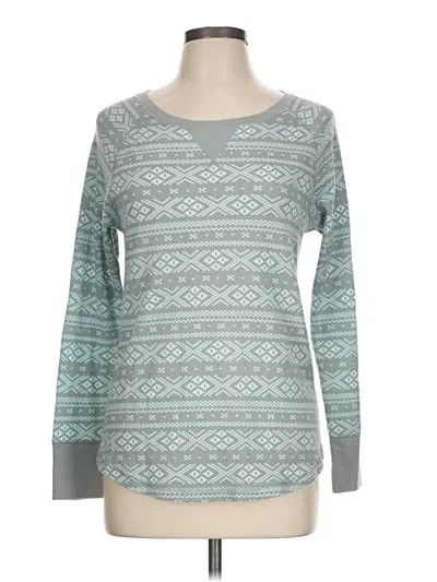 Pre-owned Faded Glory Long Sleeve T-shirt In Blue