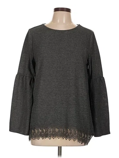 Pre-owned Faded Glory Long Sleeve T-shirt In Gray