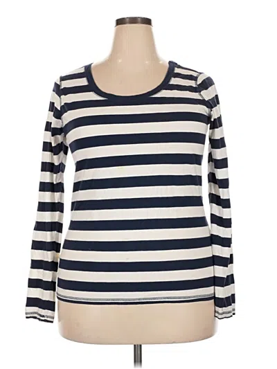Pre-owned Faded Glory Long Sleeve T-shirt In Ivory