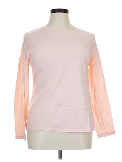 Pre-owned Faded Glory Long Sleeve T-shirt In Pink