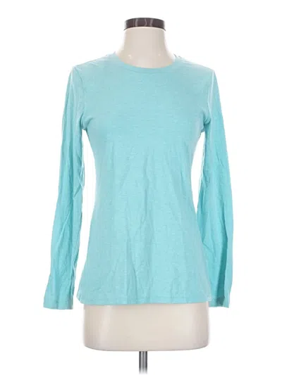 Pre-owned Faded Glory Long Sleeve T-shirt In Teal